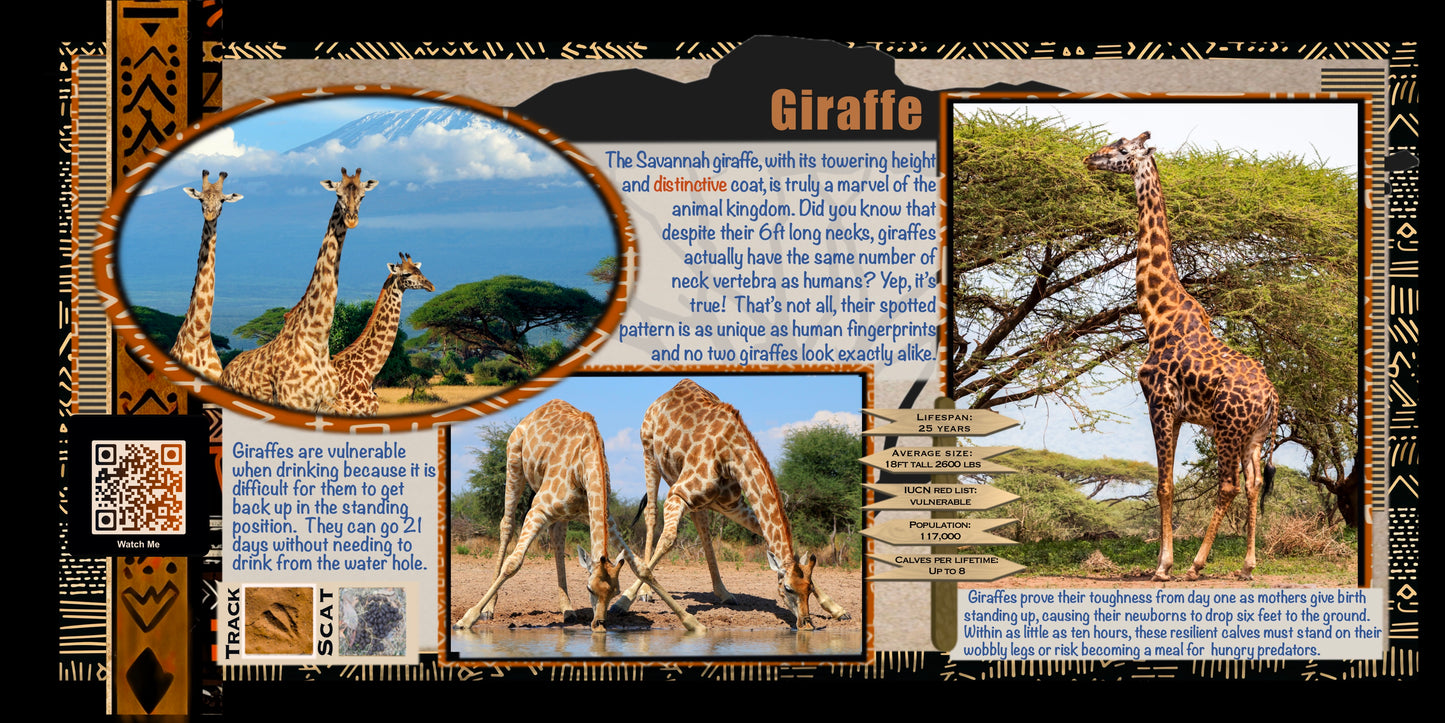 Coloring Passports Africa Safari Edition 1