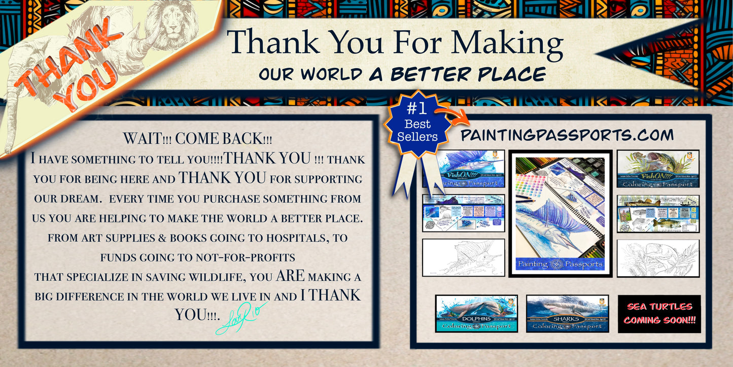 Coloring Passports Africa Safari Edition 1