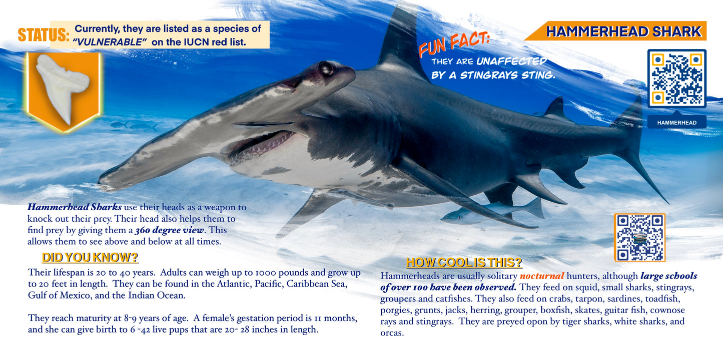 Coloring Passports Sharks Edition 1