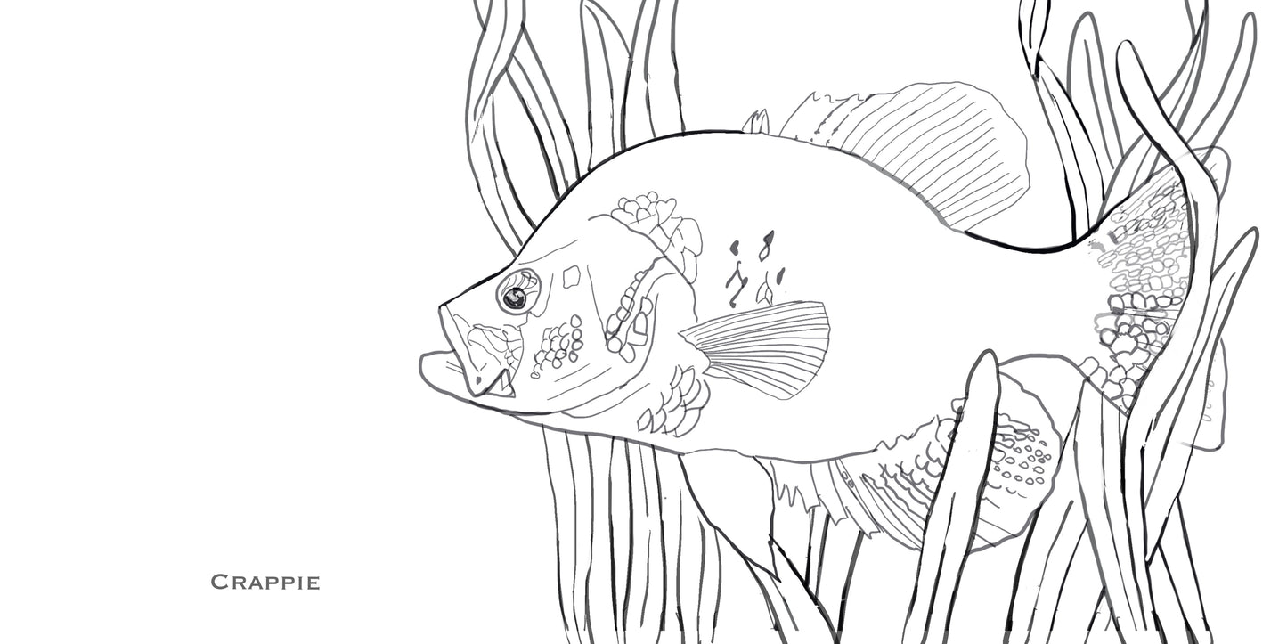 Coloring Passports FishON!!! Freshwater Edition I