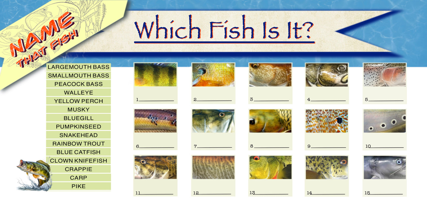 Coloring Passports FishON!!! Freshwater Edition I