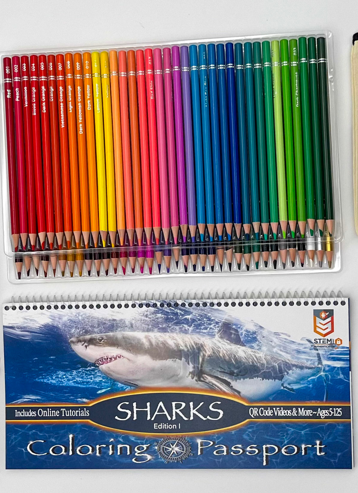 Coloring Passports Sharks Edition 1