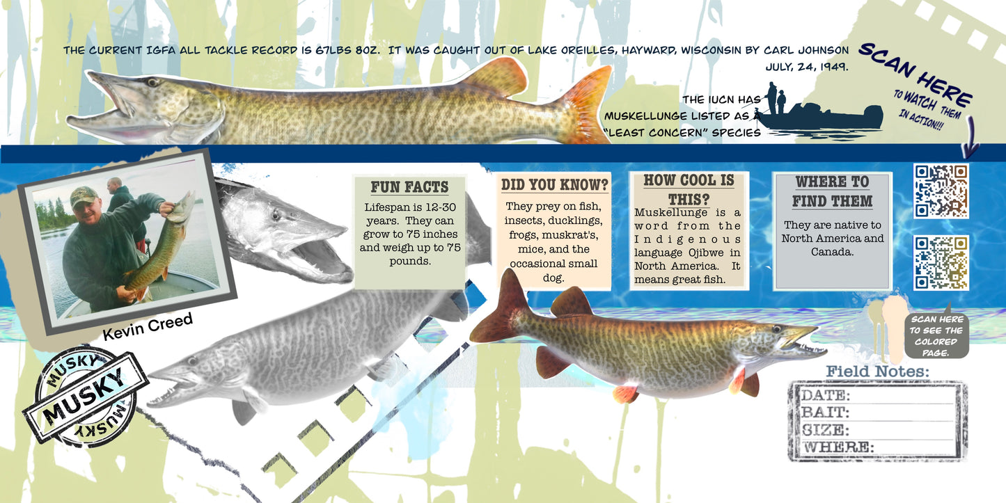 Coloring Passports FishON!!! Freshwater Edition I