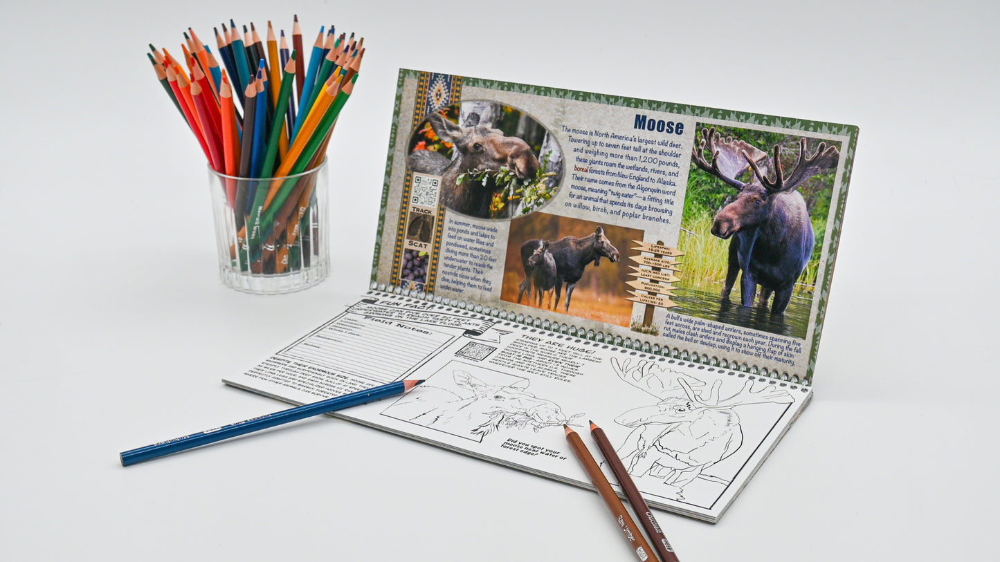 Coloring Passports® North American Land mammals