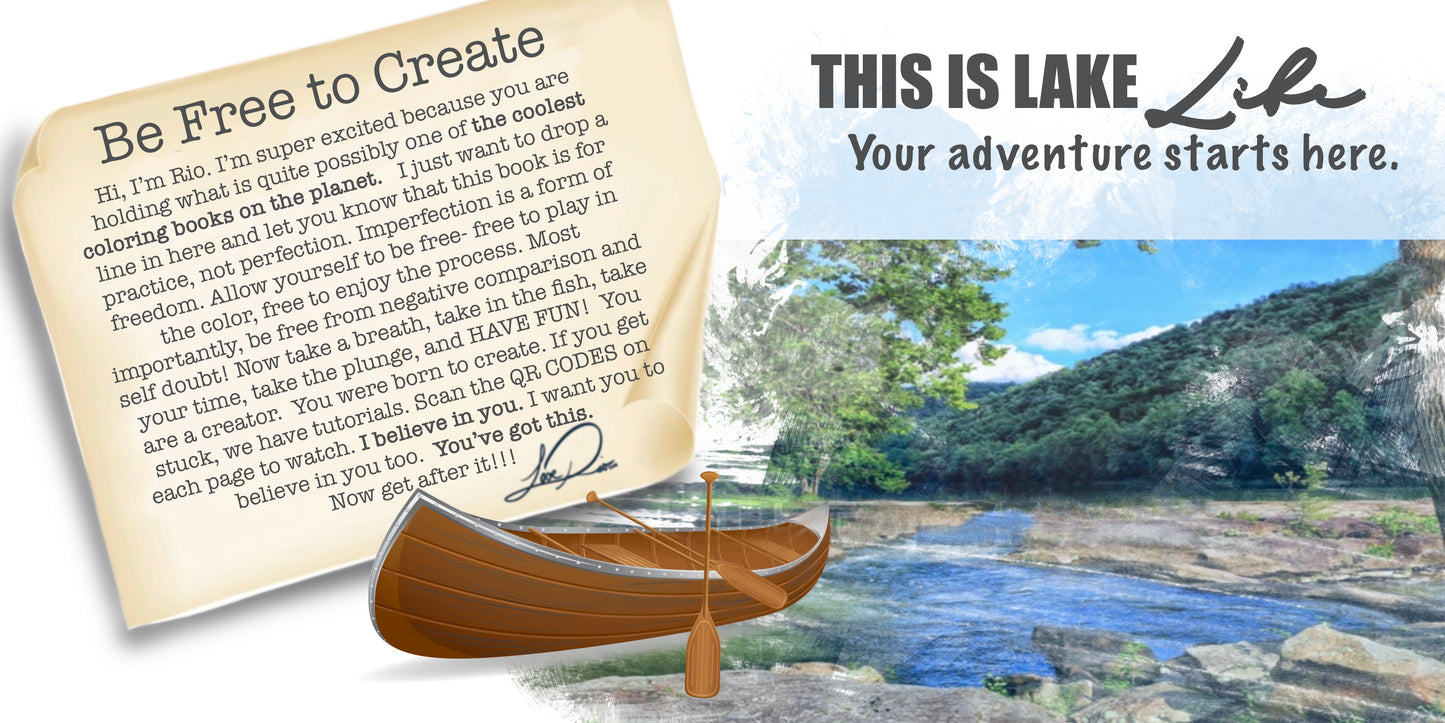 Coloring Passports FishON!!! Freshwater Edition I