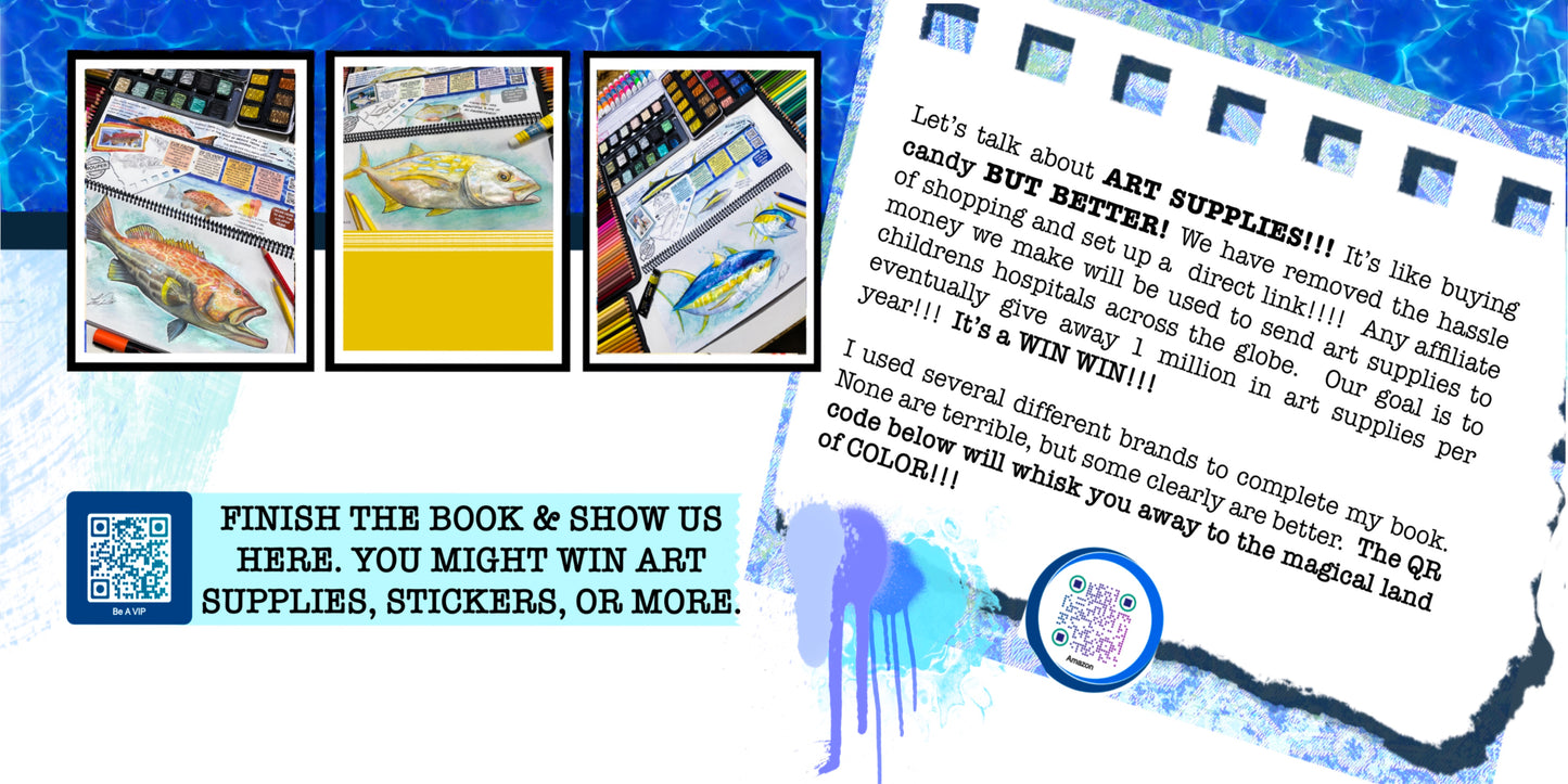 Coloring Passport FishON!!! Saltwater Edition I