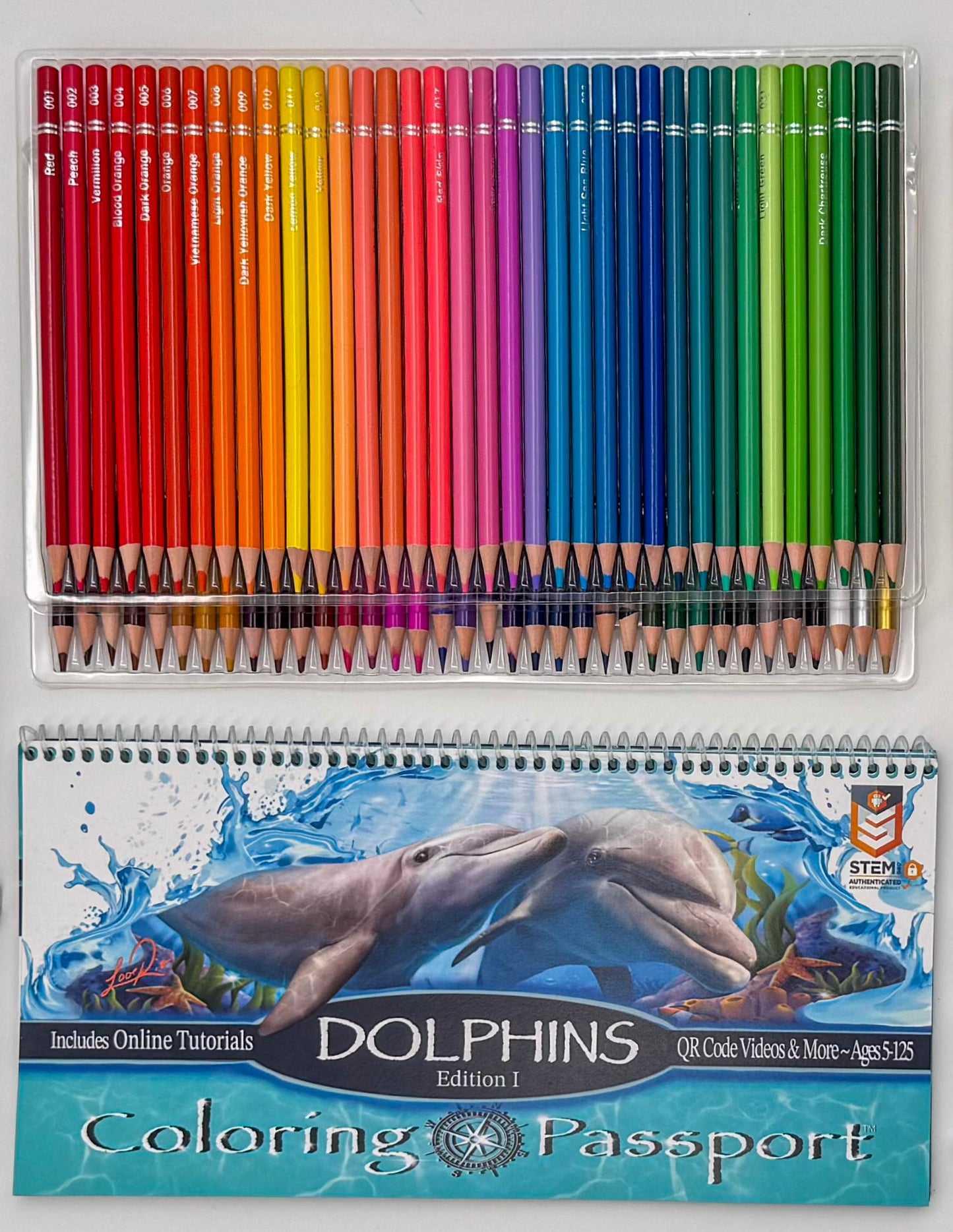 Coloring Passports Dolphins Edition 1