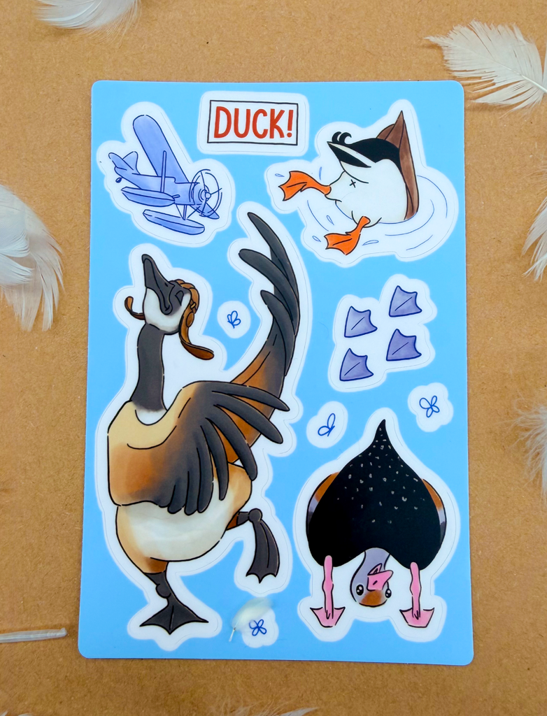 One Duck, Two Ducks, Three Butts, Goose!