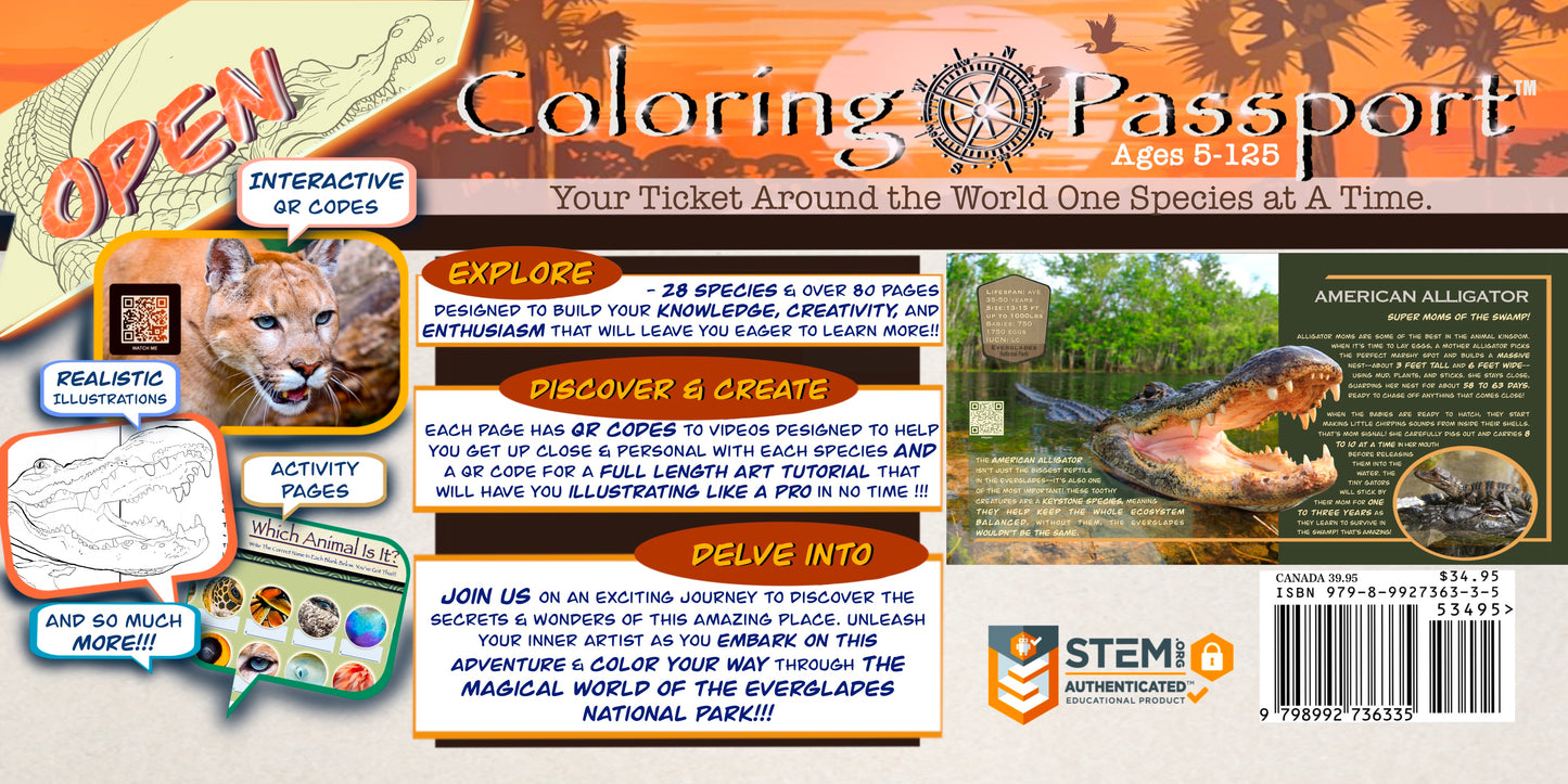 Coloring Passport™ Everglades National Park Edition I